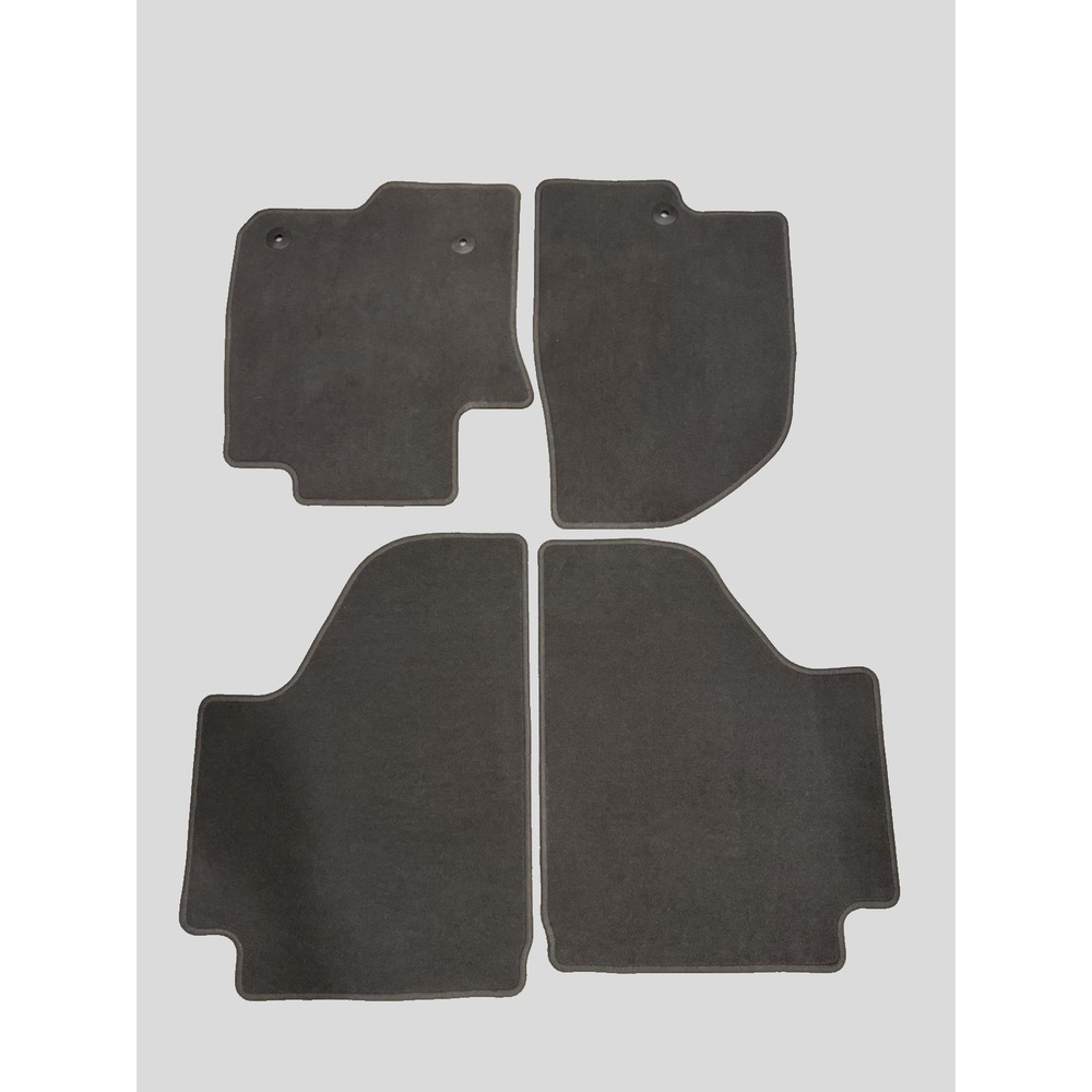 GM OEM Carpet Floor Mats Set of 4 Black Charcoal #86281794 Front & Rear